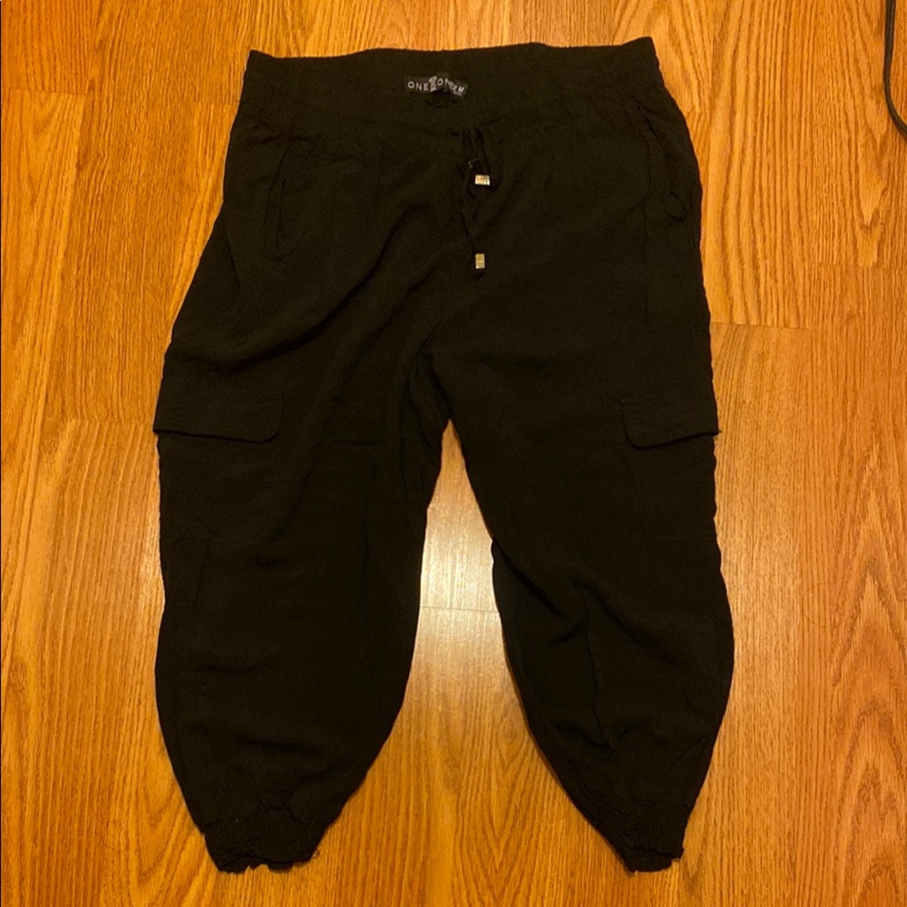 One 5 One Medium Black Jogger Pants